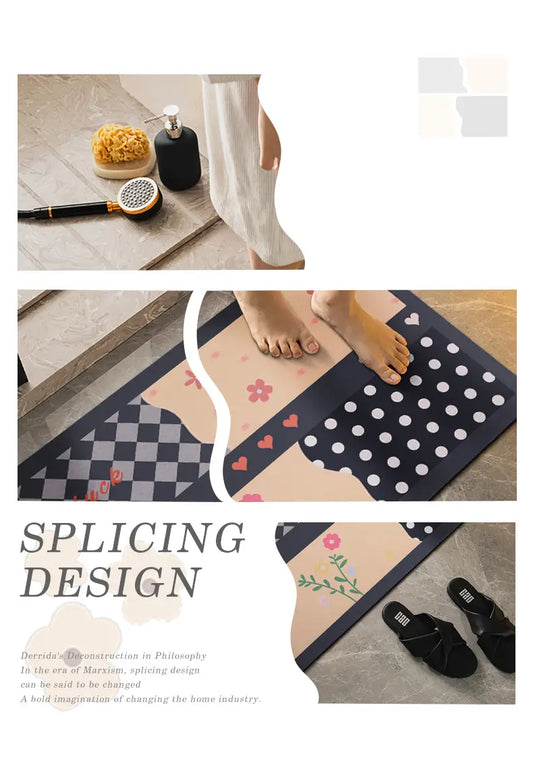 Creative Modern Patterned Floor Mat for Home Decor