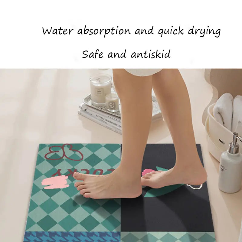 Creative Modern Patterned Floor Mat for Home Decor